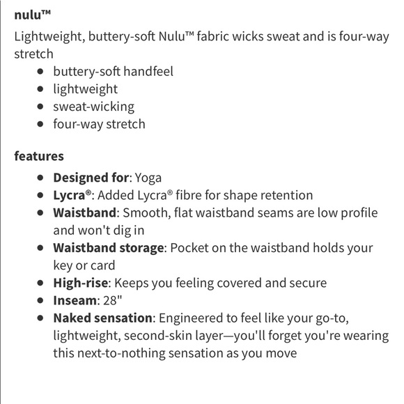 EUC Lululemon Align HR 28” Blue Leggings Size 4 - Picture 7 of 10